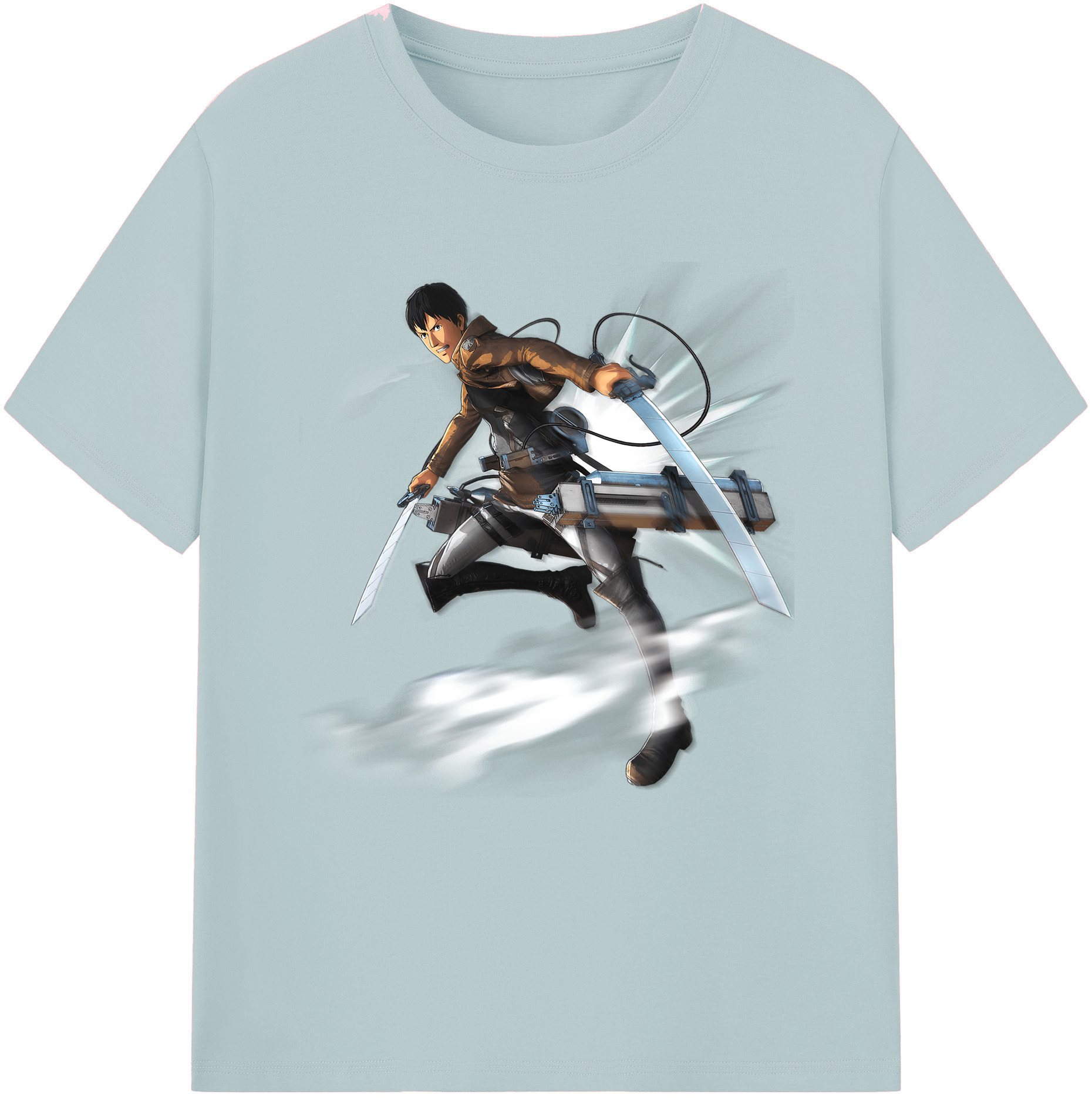 （画像用） 進撃の巨人 ベルトルト・フーバー Attack on Titan Bertholdt Hoover 綿100％半袖Tシャツ（フロントプリント）